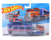 Hot Wheels Super Rigs Road Rally With 1 Hot Wheels 1:64 Scale Car for Ages 3 Years Old&Up (BDW58)